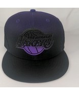 Los Angeles Lakers New Era 59FIFTY NBA Black/Purple Logo Fitted 71/4 - $20.15