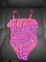 NEONTIDE LEOPARD PRINT One Piece SWIMMING SUIT SIZE 2 GIRL&#39;S - £16.65 GBP