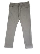 Alexander Julian Colours Light Gray Pants Spandex Cotton Stretch Mens 34x 30 - £11.39 GBP