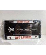 Texas Tech Red Raiders Chrome Metal License Plate Frame Tag Cover Raised... - £10.92 GBP