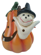 Ghost Halloween Jack-o-lantern Pumpkin Light-up Decor Witch Hat LED Tabletop nwt - £17.35 GBP