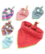 Fashionable Double Sided Cotton Pet Scarf - £7.67 GBP