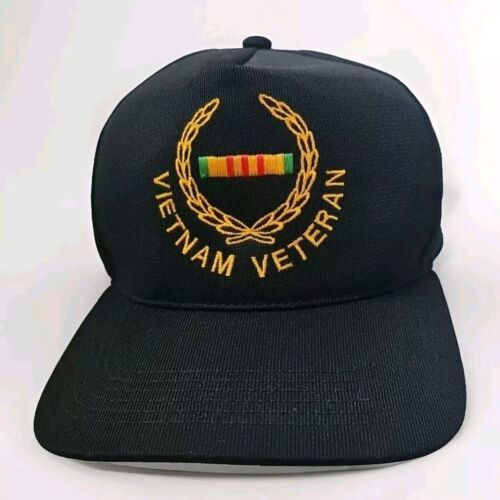 Vintage Vietnam Veteran Snapback Cap Hat Made In USA - $12.82