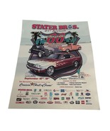 Stater Bros. Route 66 CRUISIN&#39; REUNION POSTER California 22’x 27.5” 2010 - €40,08 EUR