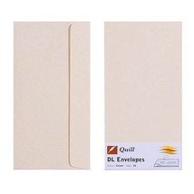 Quill Envelope 25pk 80gsm (DL) - Cream - £27.60 GBP