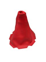 Torch Red Leather Manual Shift Boot Cover - Chevy Corvette C5 - $45.00