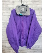 Vtg Profile Ski Snow Winter 80&#39;s Purple Unisex Fleece Line Full-Zip Jack... - $1,237.37 MXN