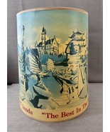 Vintage Canadian Club Whisky Drum Lamp Shade 87 Lands Advertising Promo ... - $265.31 CAD