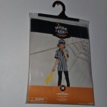 Kids Referee Halloween Costume Boys Medium 8-10 Shirt Hat Whistle Penalt... - $14.80