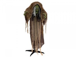 EUROPALMS Halloween Figurine Witch Humpy, Animated, 145cm - £99.69 GBP