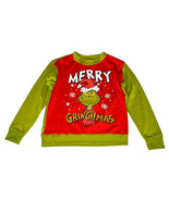 Dr Seuss The Grinch Merry Grinchmas Ugly Christmas Pullover Sweatshirt S... - $21.77