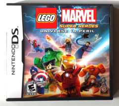 EMPTY Lego Marvel Super Heroes Universe in Peril Nintendo DS Game CASE - $2.00