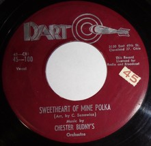 Chester Budny 45 RPM - Sweetheart Of Mine Polka / Katy&#39;s Polka E5 - $4.55
