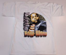 Vintage 2000s White Lil Bow Wow Kids Shirt Youth 14/16 Rap Tee Y2K USA - £19.92 GBP