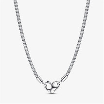 S925 Sterling Silver Pandora Minimalist Love Necklace,Birthday Gift,Gift For Her - £15.17 GBP