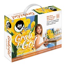 Bob Ross Grab & Go Floral Painting Kit-Sunny Yellow Iris (Pack of 1) - $2,869.34 MXN