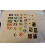 Lot of 34 Hungary Stamps, from 1960s, Roses, Sports, Astronauts, Art, More - $21.38