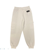 CULPOS x INC Joggers Pants XL Ivory Cargo High Waisted Stretch Womens New - $526.68 MXN