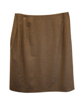 Akris Vintage Skirt In Wool Women Brown Size 12 - $82.65