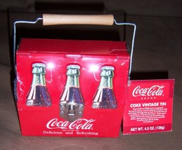 Coca Cola Vintage Style Mini Collectible Lunchbox Tin New Sealed W Candy - £28.84 GBP