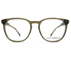 Lucky Brand Eyeglasses Frames D417 OLIVE CRYSTAL Clear Green Round 52-17-145 - £29.46 GBP