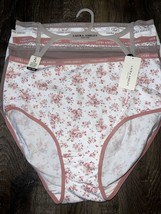 Laura Ashley Womens Brief Underwear Panties 5-Pair Cotton Blend (Z) ~ M - £22.09 GBP