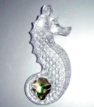Waterford Crystal Celtic Traditional Seahorse Ornament New - £36.98 GBP