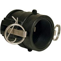 Apache 49030580 Part D Female Cam and Groove Adapter, Polypropylene, Bla... - $42.43 CAD