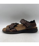Dr Scholls Men&#39;s Memory Fit Zachary Comfort Sandals / Shoes Brown Leathe... - £16.35 GBP