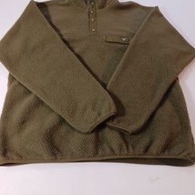 Goodfellow & Co. Men's 1/4 Snap Button Green Pullover Sweatshirt Jacket Size L image 8