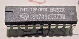 1 NOS TI&#39;s SN74HCT373N IC OCTAL D-TYPE LATCH 20 Pin Dip - $1.24