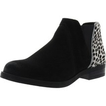 Clarks Women Demi 2 Beat Bootie Black/Snow Leopard 52085 - £49.52 GBP