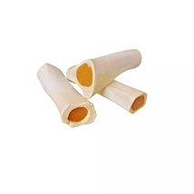 Dog Bones Delicious and Nutritious Stuffed Cheese 6 Inch Shin Refillable Durable - $32.20