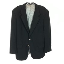 Mens Size 43 Burberrys Black Vintage Pure Mongolian Cashmere Blazer Jacket - £65.51 GBP