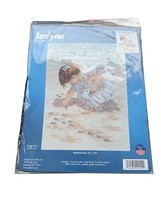 Counted Cross Stitch Janlynn &quot;Collecting Shells&quot; #029-0019 12&quot; x 16&quot; Kit - $5.00