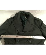 VINTAGE ARMY MANS WOOL 36R GABARDINE AG-44 OVERCOAT W/ 36R NYLON REMOVAB... - €39,85 EUR