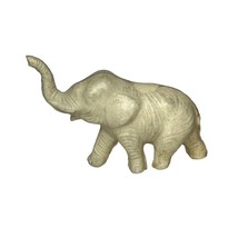 Vintage Miniature Resin Elephant Figurine Trunk Up Lucky Elephant Japan - $148.33 MXN