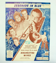 Serenade in Blue Glen Miller Band Orchestra Wives Film Sheet Music 1942 - £4.01 GBP