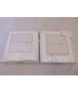 2 Sferra Linea Casa Matelasse Stone Washed white standard shams NIP - $80.30