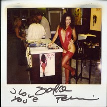 ADULT STAR SOPHIA FERRARI  SIGNED  POLAROID PICTURE TAKEN AT  VSDA CONVE... - $79.95