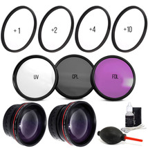 58MM Essential Filter Kit Macro UV CPL FLD for Canon EOS Rebel T7 T6 T7i... - £59.79 GBP