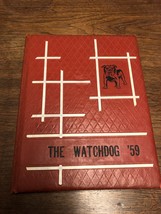 1959 THE WATCHDOG YEARBOOK CUMBERLAND HIGH SCHOOL MISSISSIPPI WEBSTER CO... - £37.11 GBP