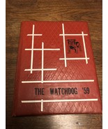 1959 THE WATCHDOG YEARBOOK CUMBERLAND HIGH SCHOOL MISSISSIPPI WEBSTER CO... - £37.54 GBP