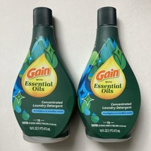 2 Pack - Gain w/ Essential Oils Eucalyptus &amp; Mint Concentrated Laundry D... - £24.54 GBP