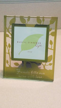 Marcel Schurman 3&quot; x 3&quot; Etched &quot;Family Fills Our Home With Love&quot; Glass Frame NEW - £23.23 GBP