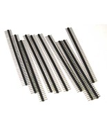 10x Electronics PCB Connector 1x40 Pin Single Row Male Male 2.0 Pitch (S... - $8.87 CAD