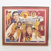 Vintage Cleveland Cavaliers 1975 Basketball Poster Gary Thomas Signed Artist - £111.12 GBP