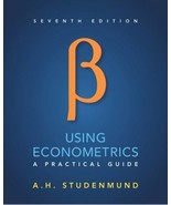 Using Econometrics: A Practical Guide by A Studenmund: Brand New - $83.34 CAD