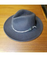 Golden Gate Hat Co. Men&#39;s Broen &quot;Coyote&quot; Hat, 100% Wool, Small, Los Ange... - £18.95 GBP