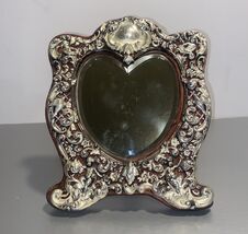 1779 Revolutionary War Gregorian Sterling Heart Mirror by Black, Starr &amp;... - $700.00